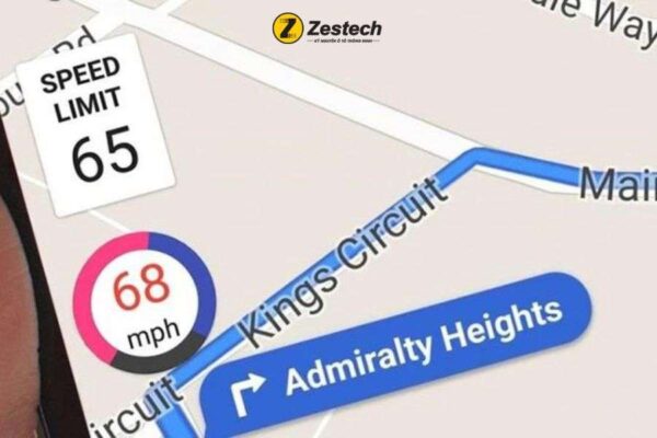 Bật cảnh báo tốc độ trên Google Maps màn hình android ô tô