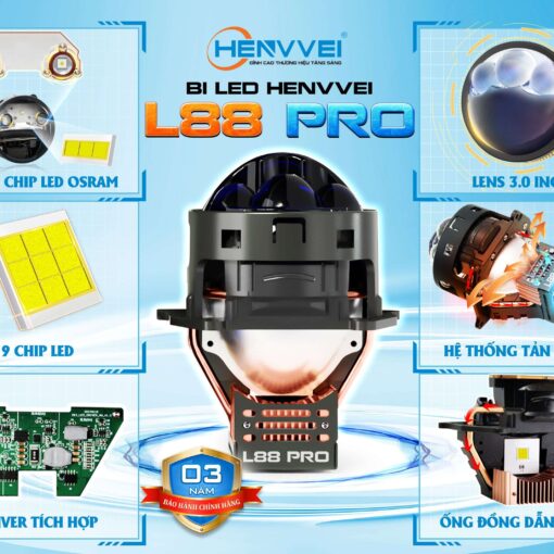 BI LED HENVVEI L88 PRO