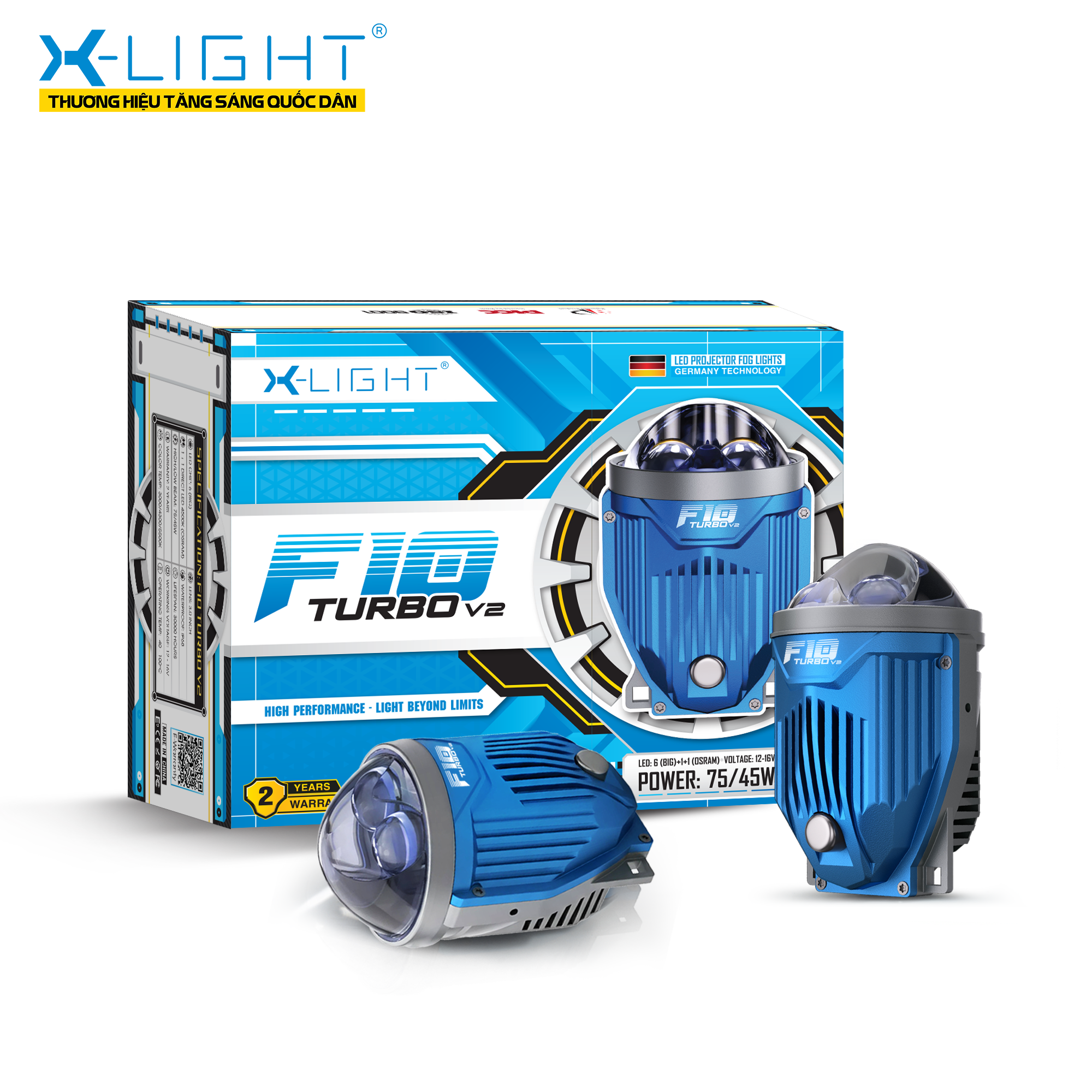 BI LED X-LIGHT F10 TURBOv2